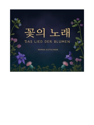 cover image of 꽃의 노래--Das Lied der Blumen